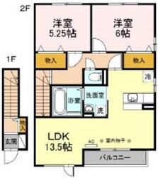 オークリーフの物件間取画像